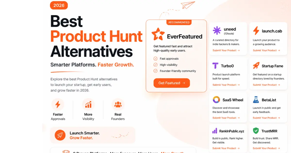 Best Product Hunt Alternatives for Faster Growth in 2026