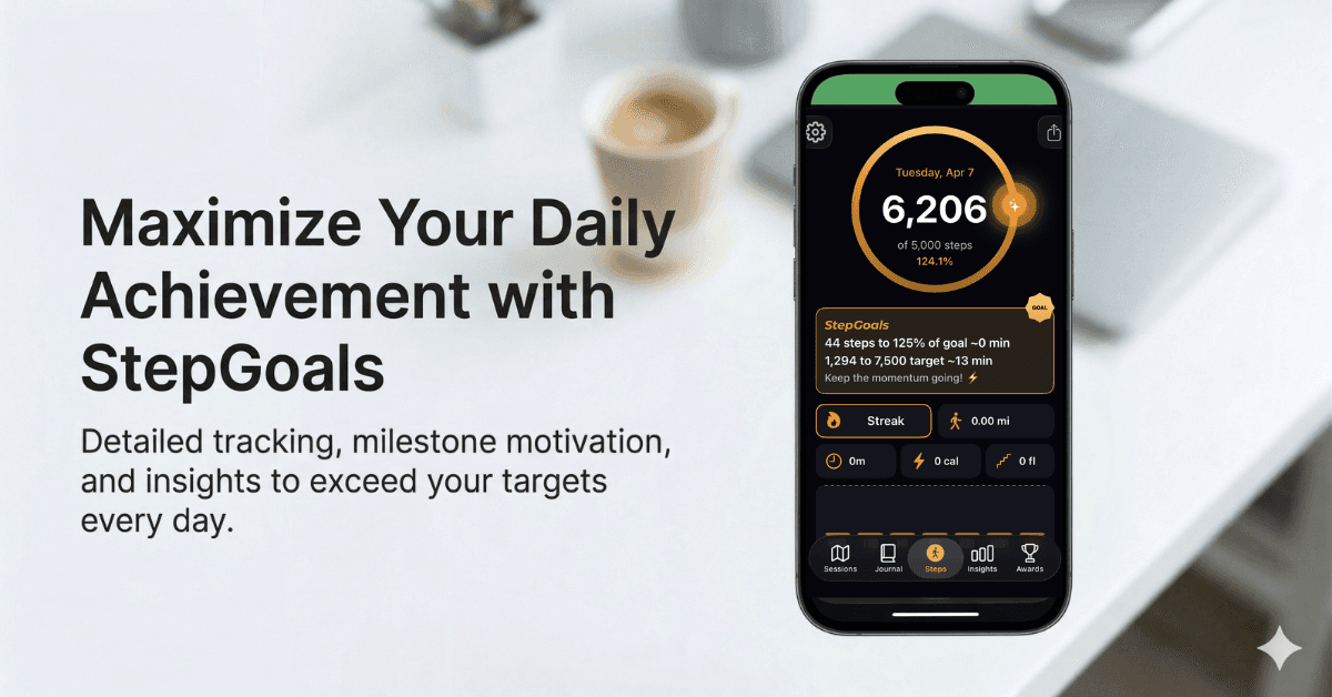 StepGoals (iOS) - Smart Step Counter